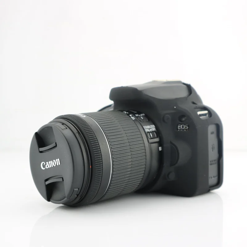 Мягкий силиконовый чехол для камеры, резиновый защитный чехол для canon 100D, чехол для камеры