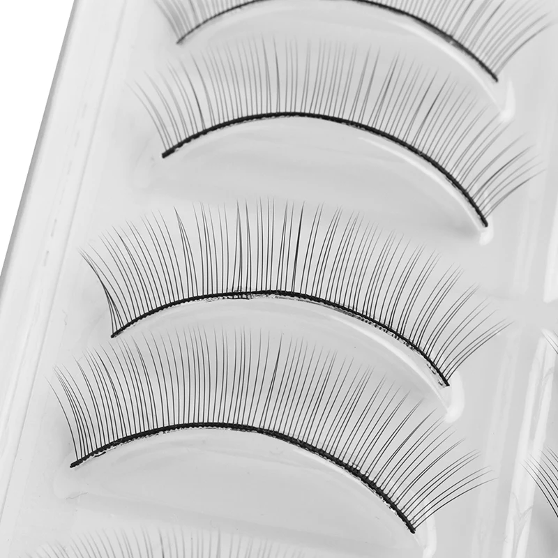 10 пар/компл. Накладные ресницы ручной работы тренировочные для начинающих