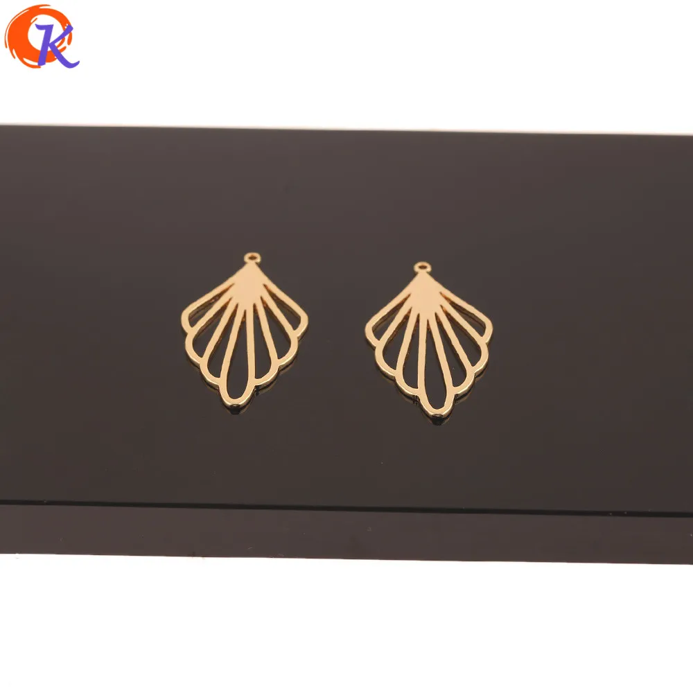 

Cordial Design 40Pcs 16*31MM Jewelry Accessories/DIY Making/Charms/Leaf Shape/Genuine Gold Plating/Hand Made/Earrings Findings