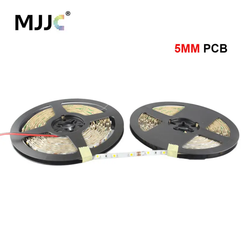 Светодиодная лента 5 мм PCB 12 в 10 м SMD 3528 гибкая светодиодная полосы света