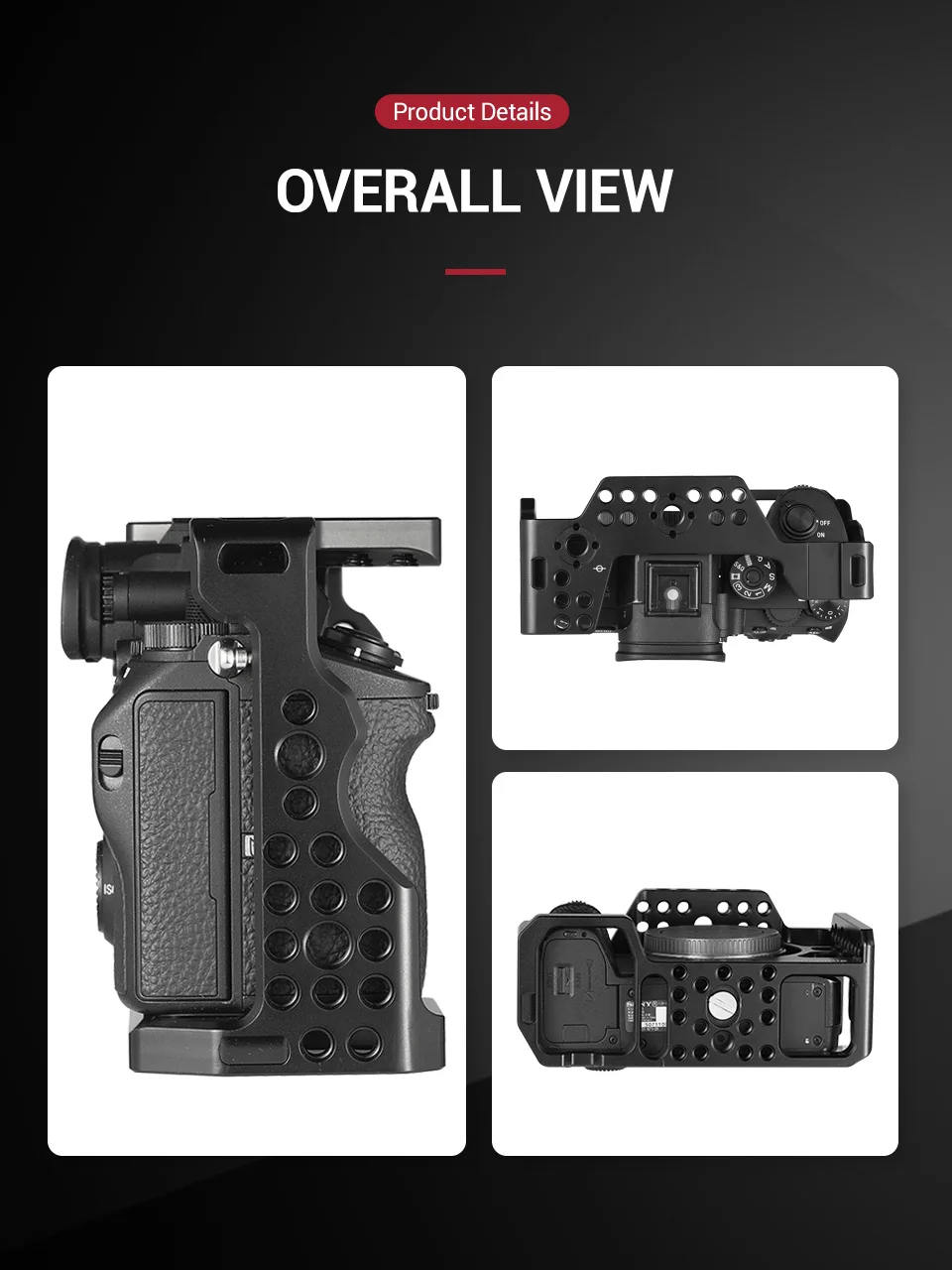 SmallRig a7iii a7r3 a7m3 клетка для sony A7RIII/A7III/A7MIII алюминиевый сплав клетка для крепления штатива быстросъемный Комплект расширения-2087