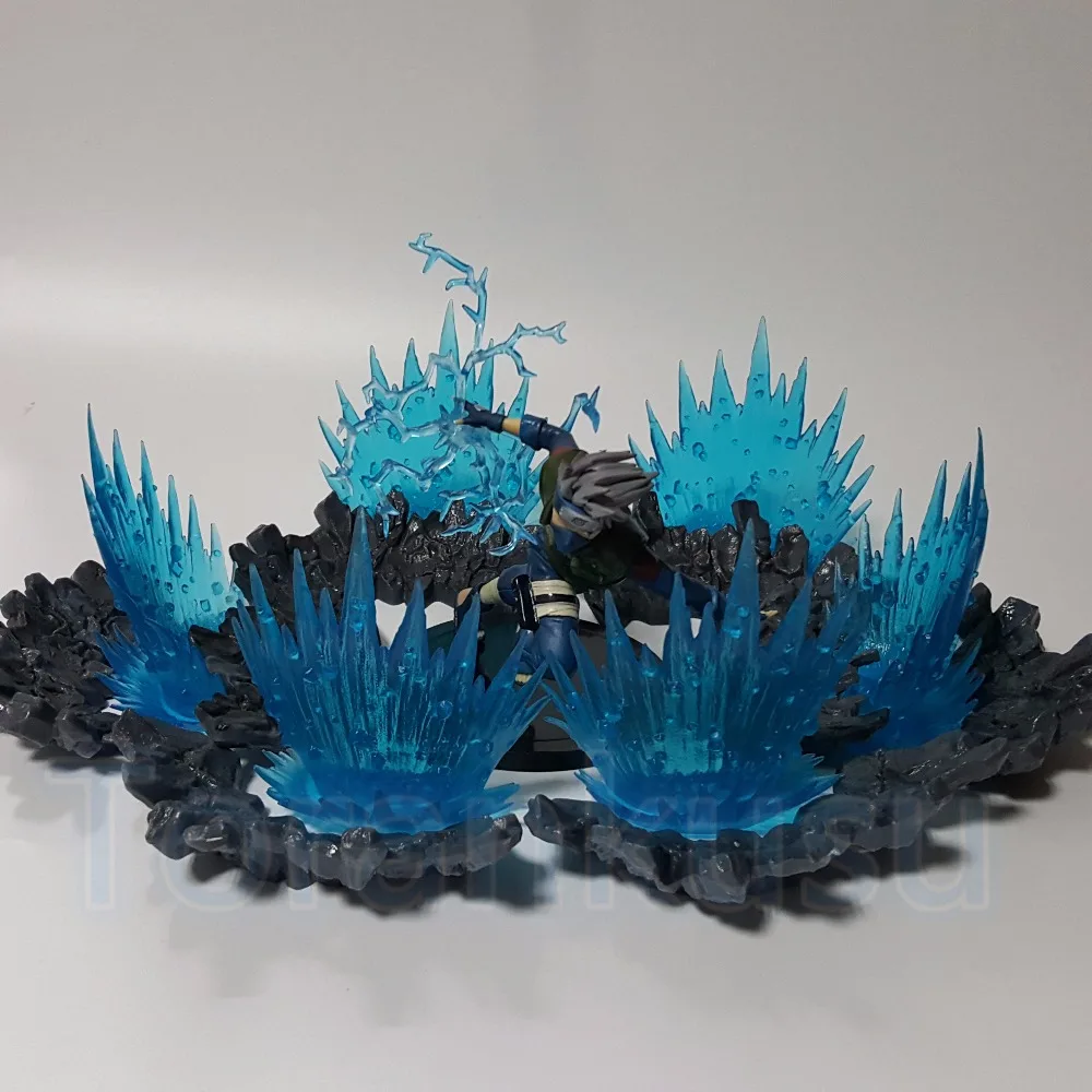 Наруто фигурку Хатаке Какаси флэш мощность рок сцена DIY Набор Shippuden модель