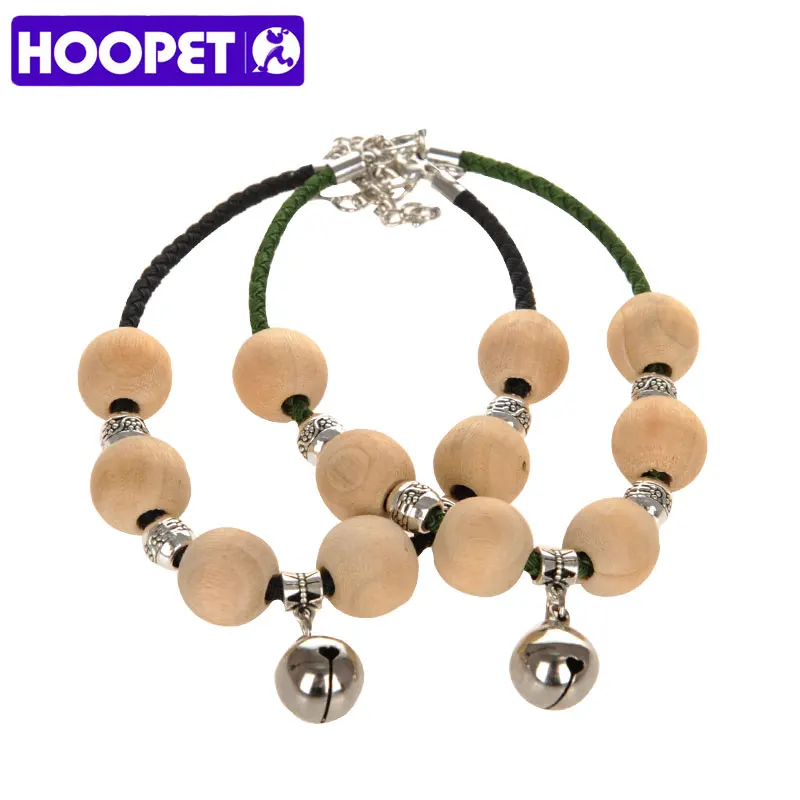 HOOPET ошейник с колокольчиками для кошек и собак камфорным деревом