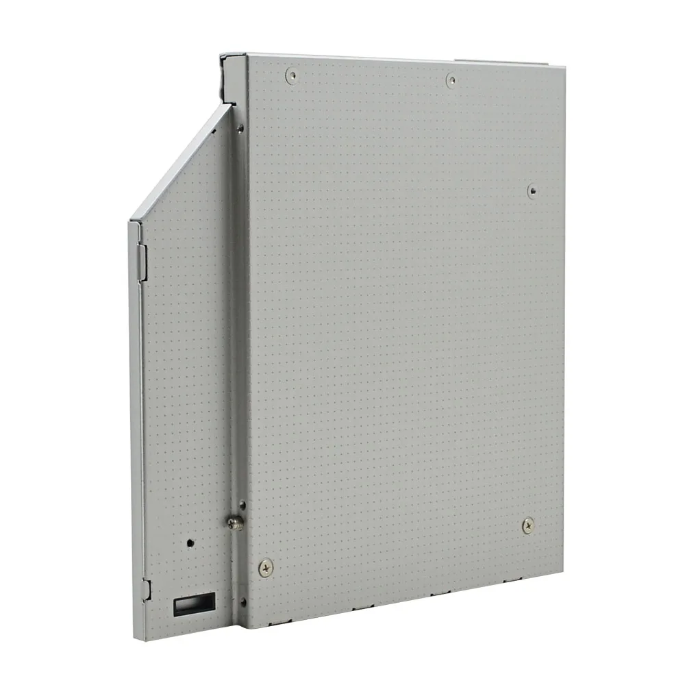 Для ноутбука ODD CD DVD rom Оптический отсек алюминиевый Универсальный 2-ой HDD Caddy 9,5 мм IDE 2," SSD чехол HDD корпус