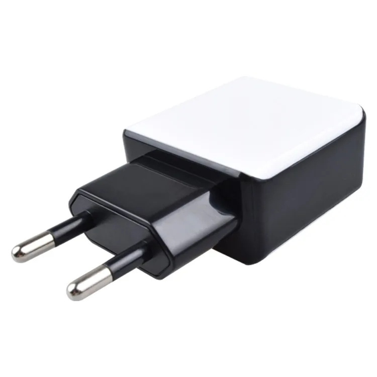 Зарядное устройство с 2 USB-портами и вилкой европейского стандарта 5 В А настенный