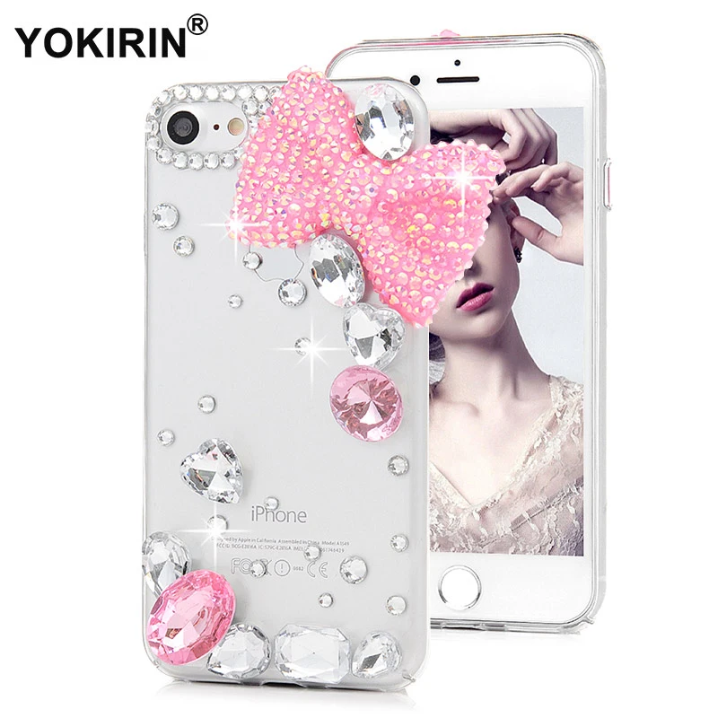 YOKIRIN Алмазный чехол для iPhone 5 5S SE 6 S 7 Plus iPod Touch горный хрусталь задняя крышка Samsung