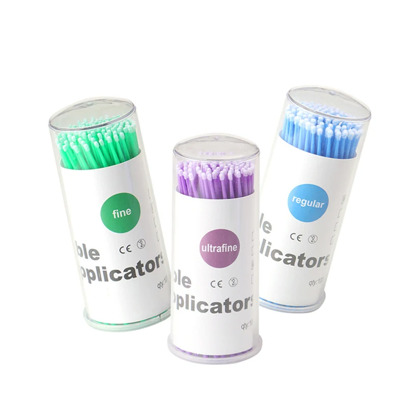 100 шт. ватные палочки микрощетка очиститель ушей микрощетки инструменты для