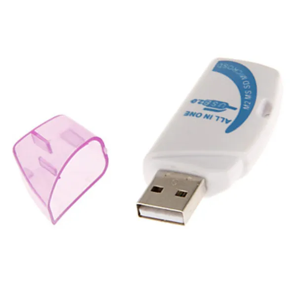 Keywest 4-in-1 USB 2.0 Memory Card Reader (Purple Yellow Green Orange) | Электронные компоненты и принадлежности