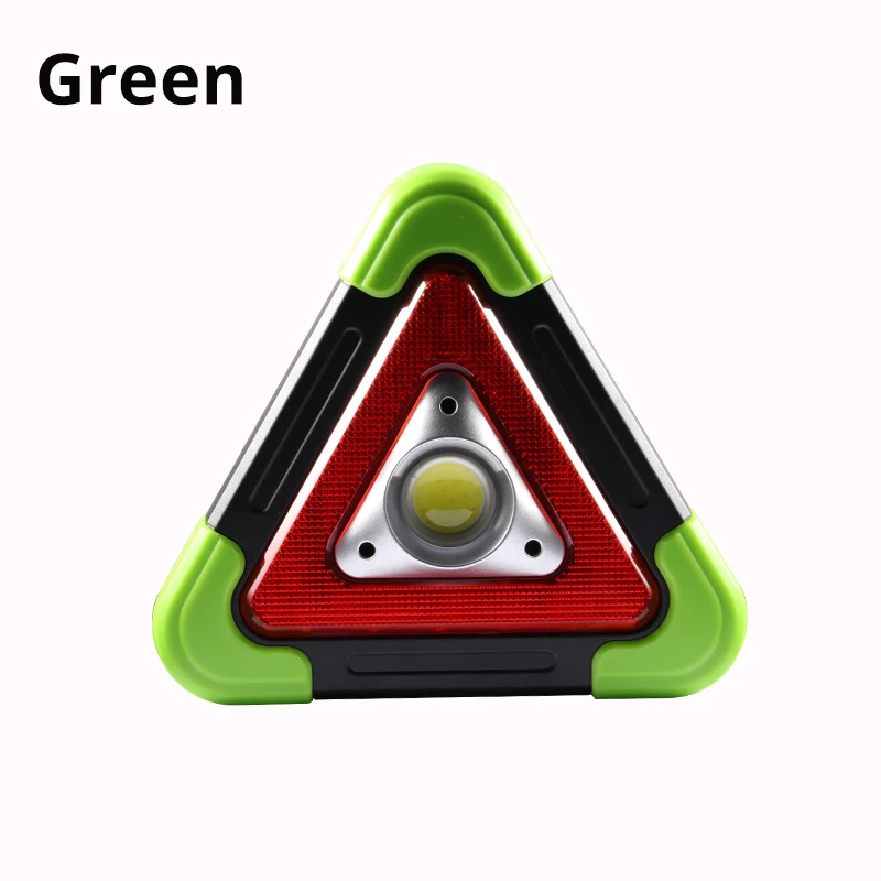 Green 100 W Портативный прожектор свет работы походный фонарь на солнечной батарее USB Перезаряжаемые Предупреждение фонарик прожектор Мощность банк прожектор - Испускаемый цвет: Green
