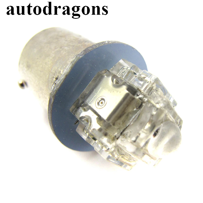 Autodragon 100 шт. 5 * пираньский чип светодиодные лампы для пинбола 12 В 13 в 1156 Ba15s #89
