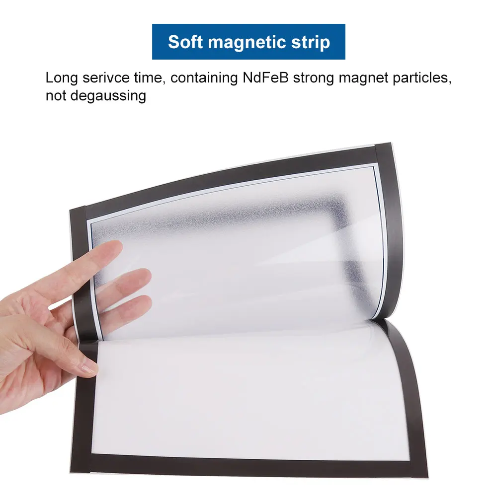 A4 магнитная доска для презентации рамка из ПВХ холодильник Лифт художественная Работа картина настенный мягкий держатель плаката