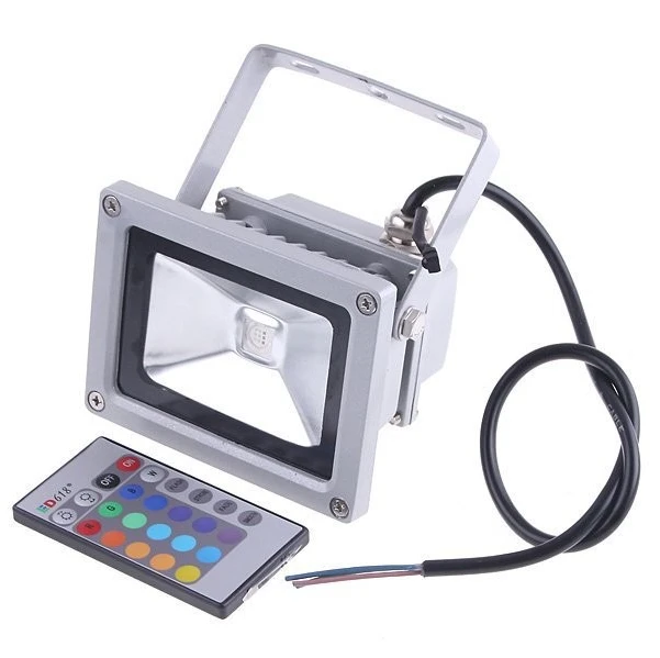 Наружный прожектор 10 Вт 20 30 50 RGB Светодиодный точечный уличный свет с ИК пультом