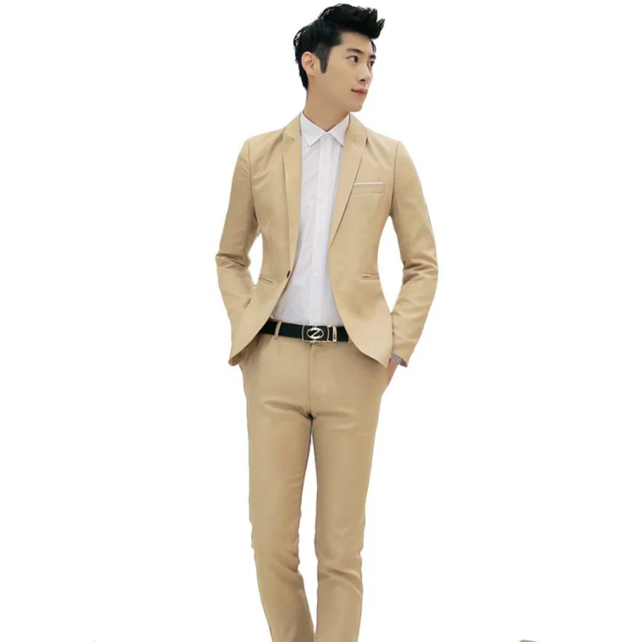 2018 полосатый Для мужчин костюмы пиджаки Мода Slim Fit Жених Нарядные Костюмы для