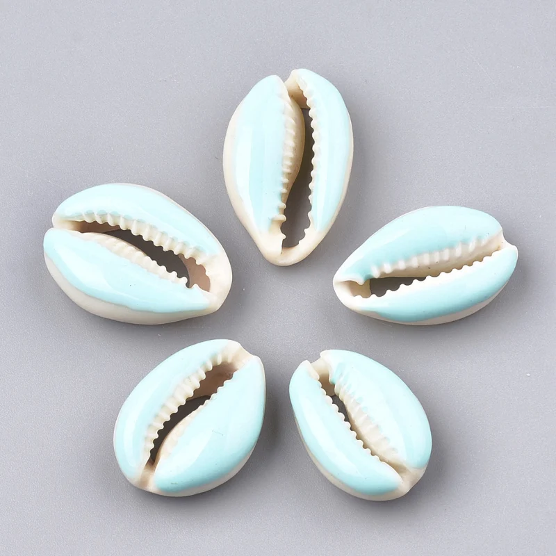 Бусины Cowrie в виде ракушек для ювелирных изделий браслетов ожерелий аксессуаров