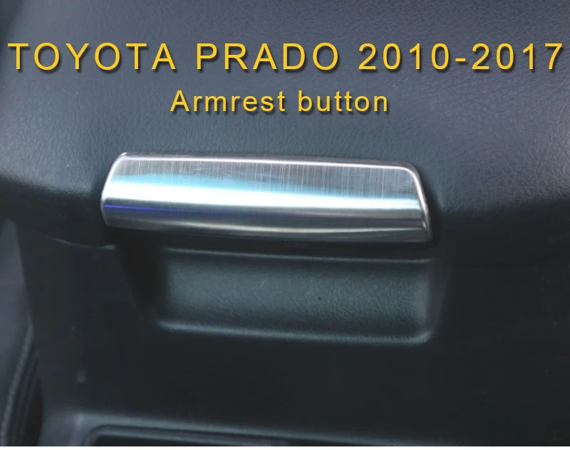 Carманго для Toyota Land Cruiser Prado 150 ящик для хранения в подлокотнике автомобиля ручка Накладка рамка наклейка интерьерные аксессуары