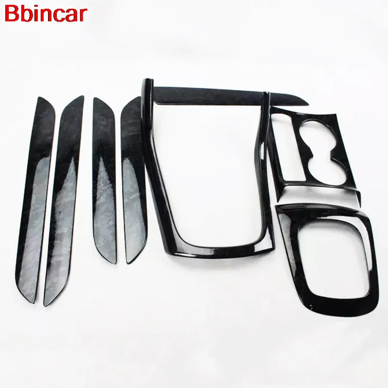 Bbincar ABS пластиковая черная деревянная краска для межкомнатной двери Передняя