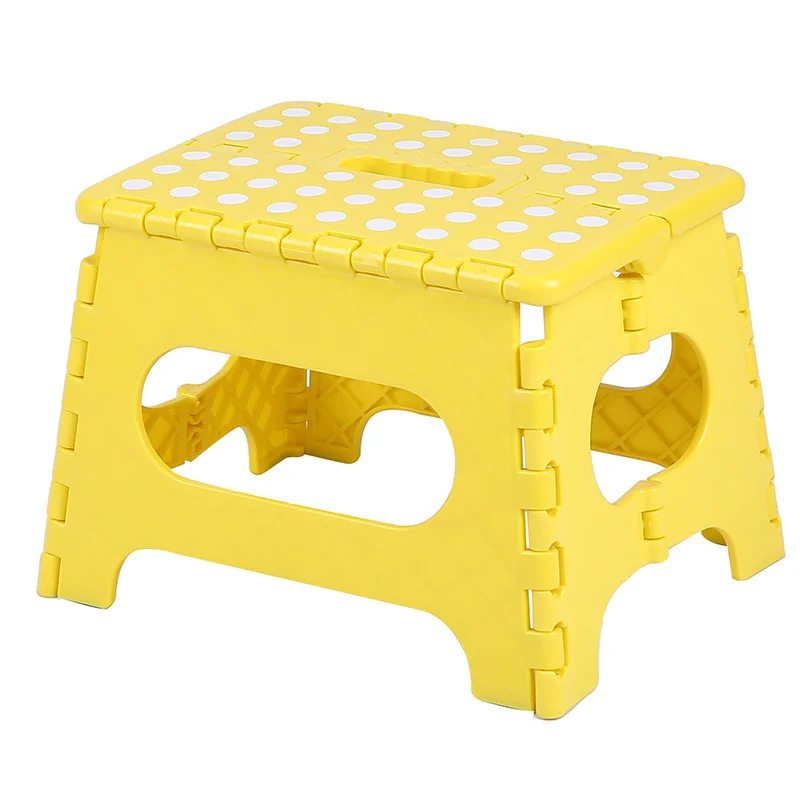 Складной шаговый стул легкий пластиковый табурет нескользящий для кухни ванной
