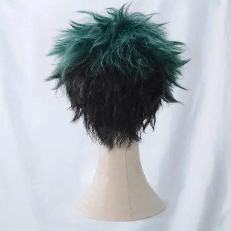 

Boku no Hero Academia Midoriya Izuku Green Gradient Hair Cosplay Adult Synthetic Wig My Hero Academia