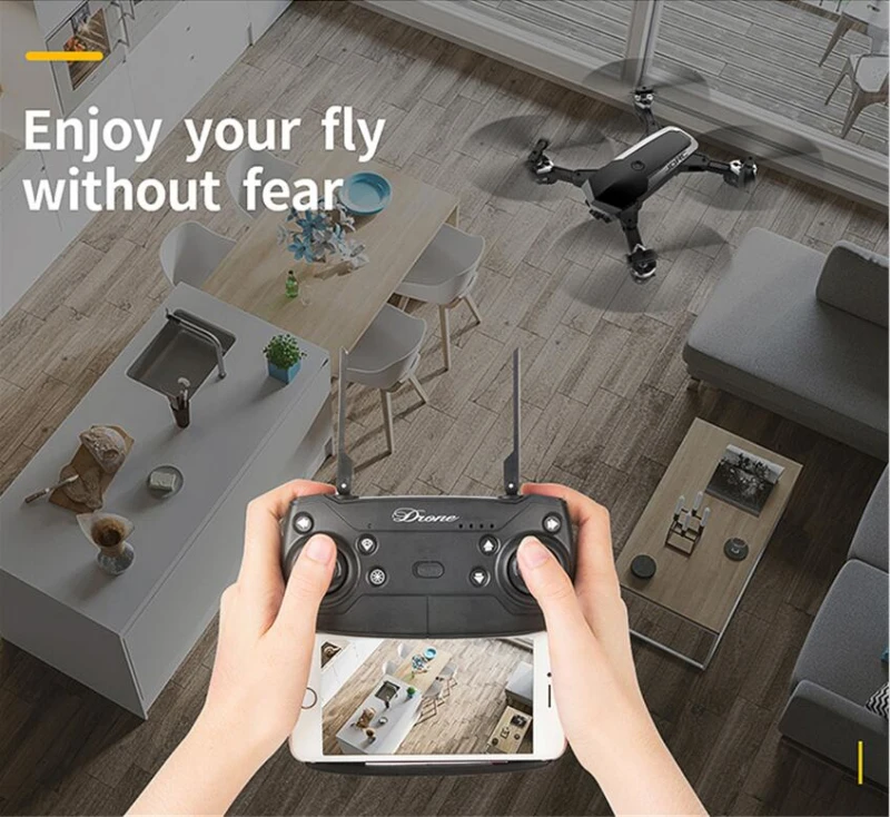 Обновленный Карманный Радиоуправляемый Дрон Wi Fi FPV 150 м 1080P 720P HD Аэрофотосъемка 18