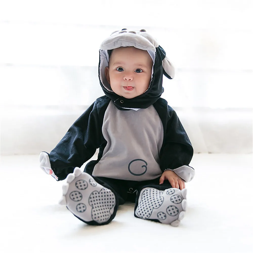 

Baby Boys Girls Carnival Halloween orangutans Costume Romper Kids Clothes Set Toddler Cosplay Jumpsuits Infant Clothes Anime
