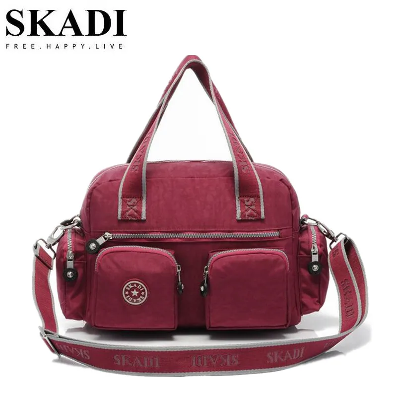 SKADI женские вместительные сумки ярких цветов водонепроницаемая сумка через