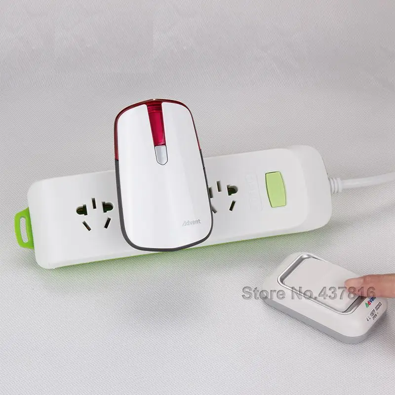 

Household Wireless Doorbell,1 Transmitter+2 Receivers, Waterproof Electronic Elderly Pager Nightlight Max Receive distance 280M