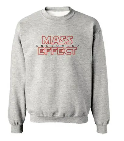 Mass Effect N7 Белый Street Wear Стиль Harajuku Толстовка Хлопок Женщин Толстовки Кофты 2016 Осень