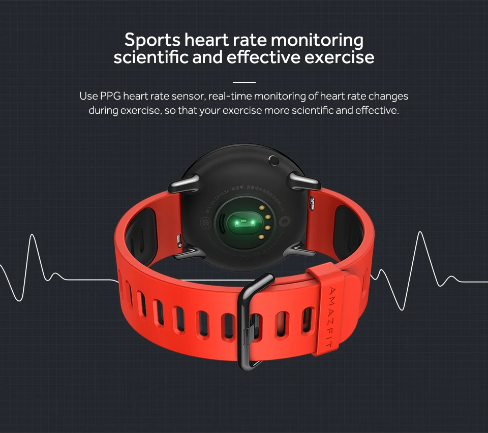 Смарт-часы Xiaomi Amazfit Pace умные часы Bluetooth gps информация толчок пульса Интеллектуальный монитор английский язык глобальный