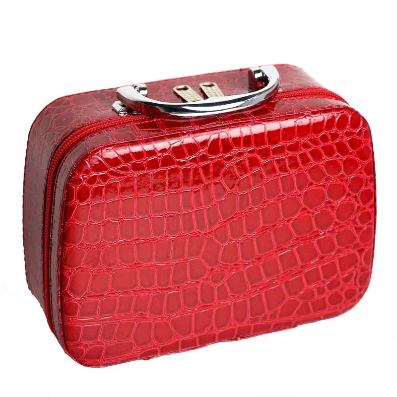 Luckyeon 2017 Мода Бренд Pu Кожа Женщины Косметический мешок Мешочек для косметики Чехол для путешествий.