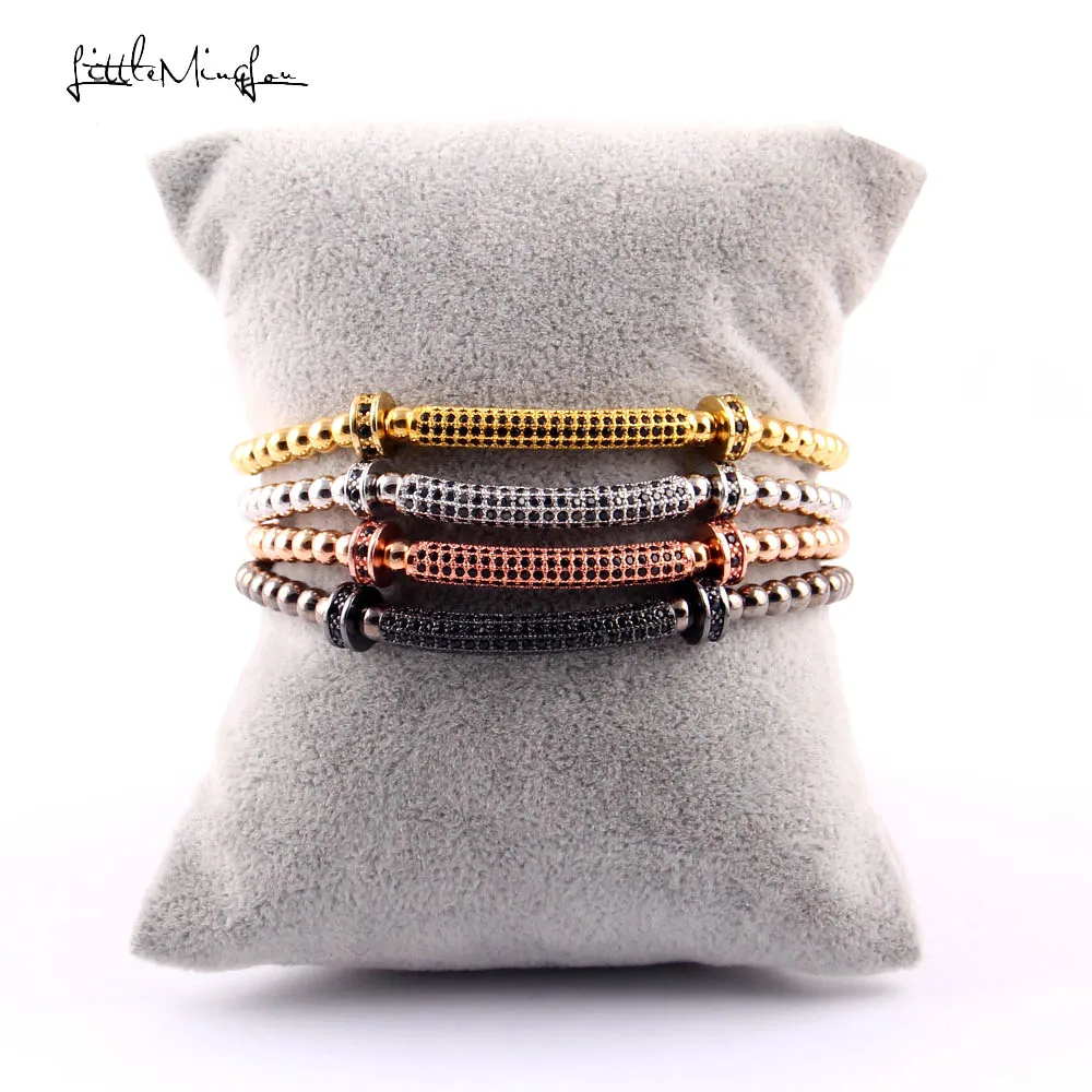 Мужской медный браслет с бусинами 4 мм|macrame bracelet|men braceletbracelet luxury |