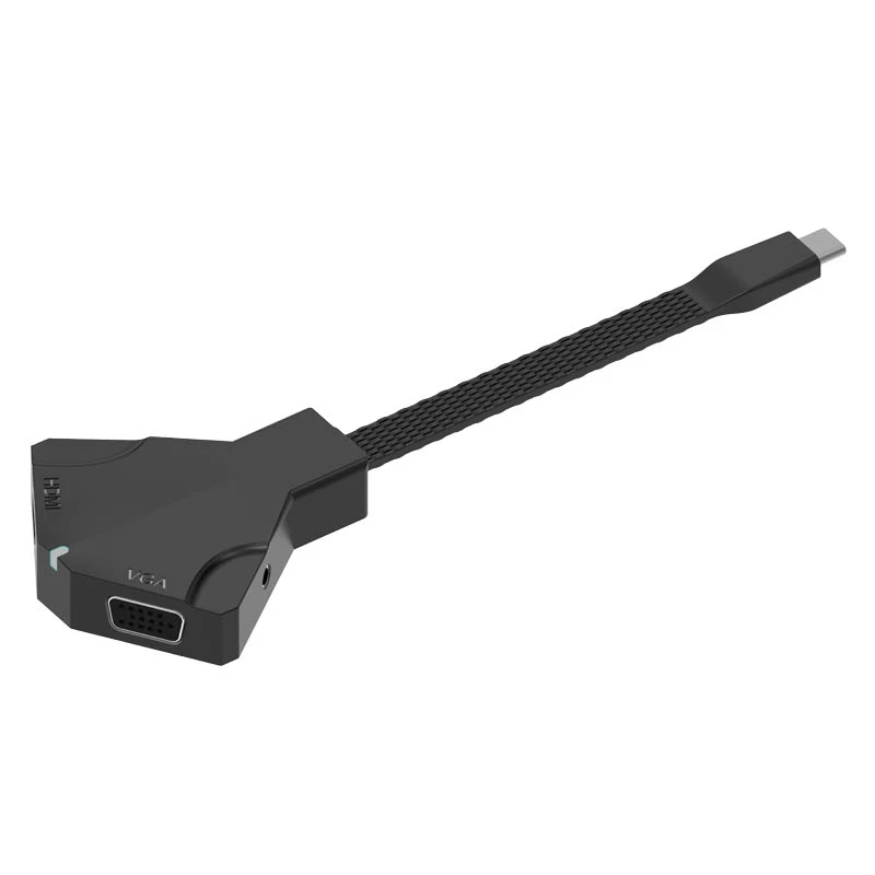 USB 3 1 C type до 4K 2K HD HDMI VGA 5 мм аудио адаптер USB-C конвертер кабель для ноутбука Macbook Google |