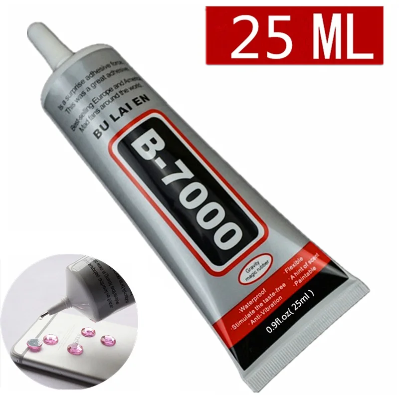 B 7000 25 мл супер жидкий клей многоцелевой DIY Ювелирные изделия стразы ремесла для