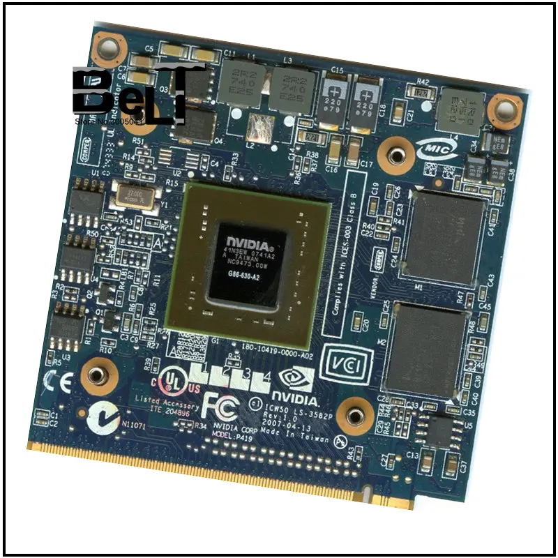 Видеокарта для ноутбука Acer Aspire 7520G 7520 7720 7720G видеокарта GeForce 8400 8400M GS DDR2 256 Мб VGA