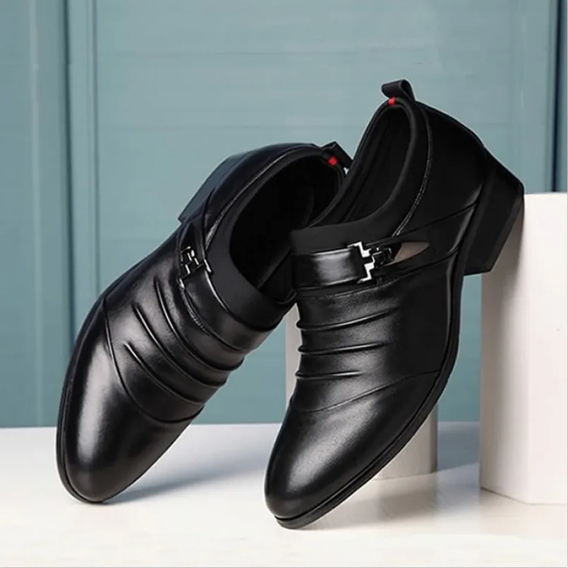 Мужские туфли-оксфорды из натуральной воловьей кожи на шнуровке | Обувь