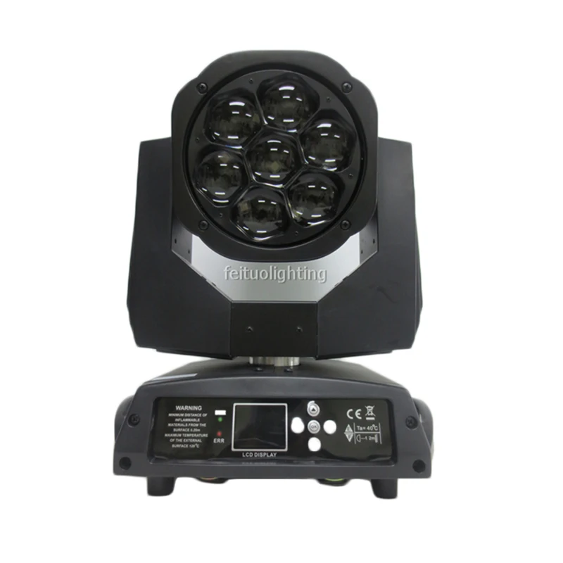 Супер луч Lyre Led Mini Bee Eye 7x15 Вт движущаяся головка Dmx сценический свет Rgbw 4in1 Zoom Moving Head