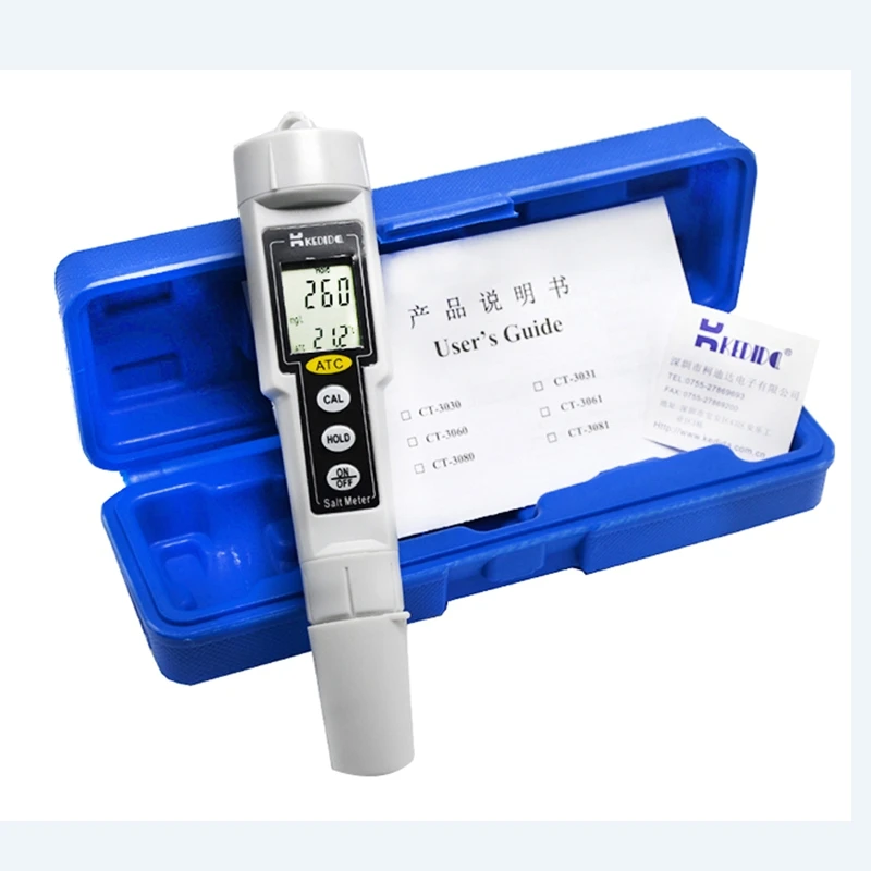 Цифровой измеритель солености воды Kedida в аквариуме 9999 мг/л|meter millimeter|meter rulermeter panel |