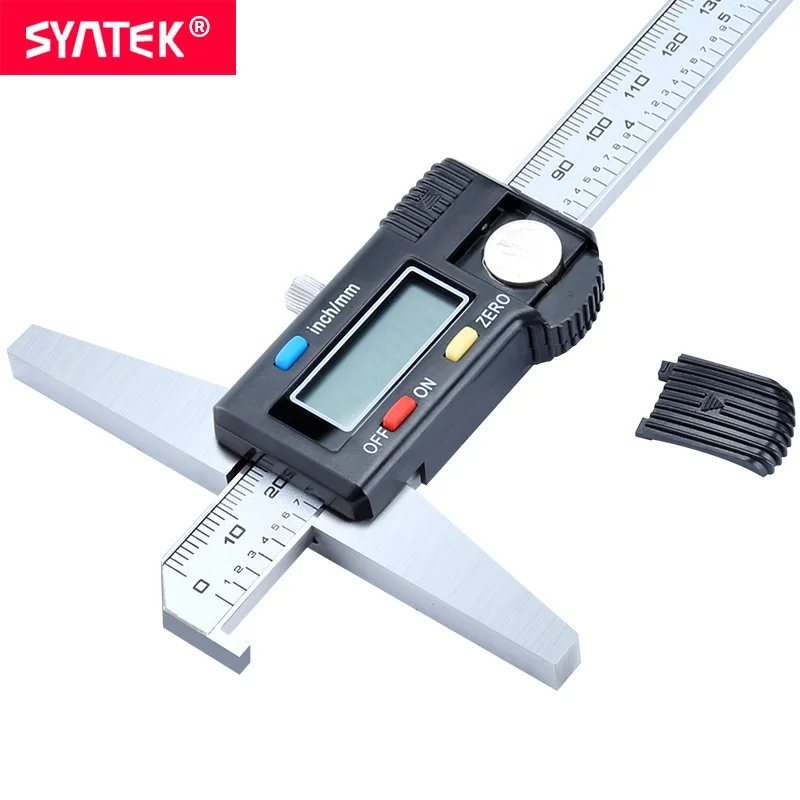 Цифровой штангенциркуль Syntek с одним крюком 6 &quot8&quot 12 &quot150 мм 200 300 Микрометр из