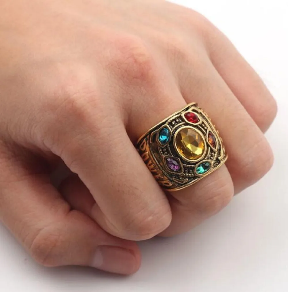 Marvel, Мстители, Бесконечная война, фигурка танос, игрушки, бесконечность, рукавица, сила, косплей, сплав, кольцо, ювелирное изделие, подарок для мужчины/женщины, игрушка