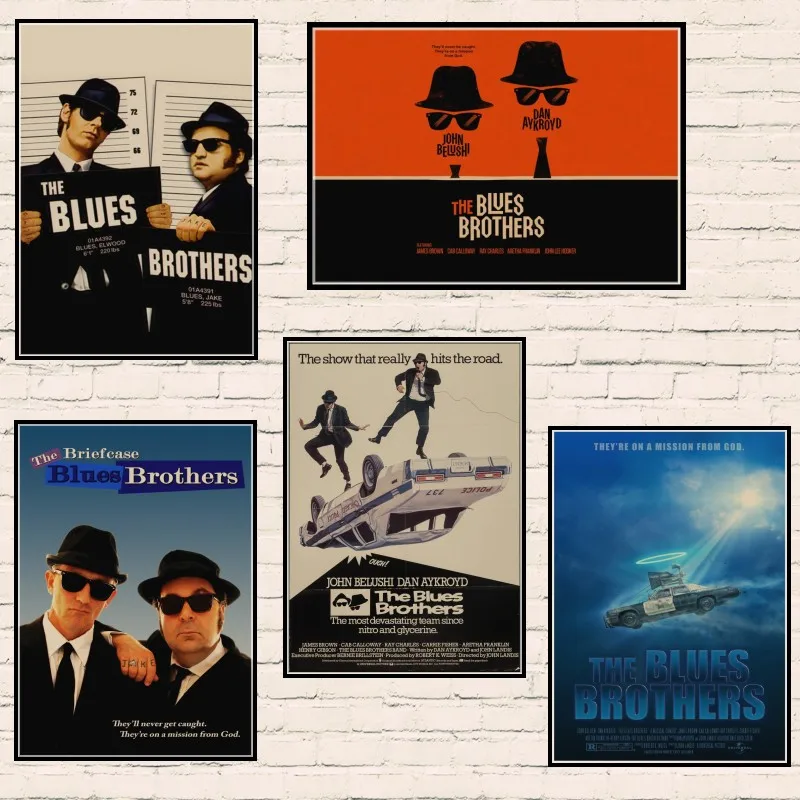 

The Blues Brothers (1980) Movie Poster poster decorative Posters Kraft paper bar Home Decor gift wall sticker game gifts