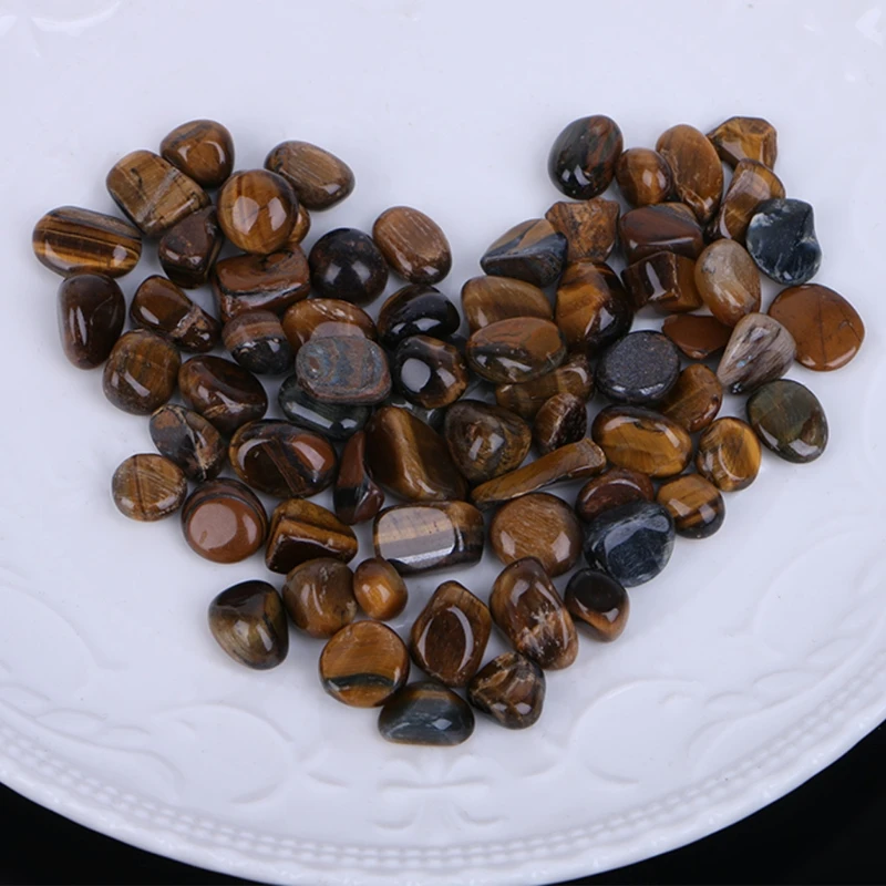 50 г натуральный камень тигровый глаз мини чипы для горных пород аквариум рыб