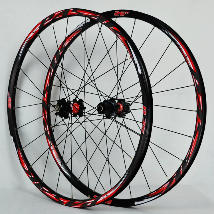 26 inch mountain bike mountain bike wheels 24 hours to draw the front 2 rear bearing hub Japan 4 super smooth 27.5 inch wheels