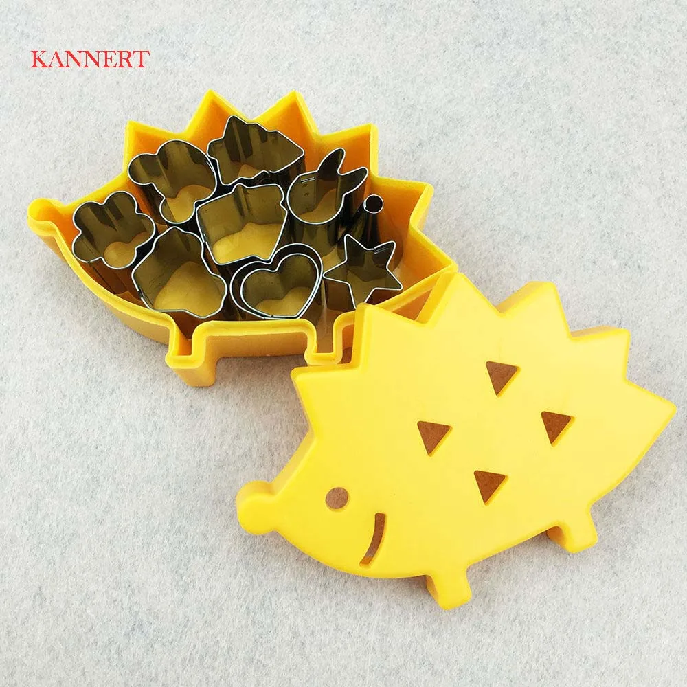 KANNERT 10 шт./компл. нож для резки фруктов формы коробка Ежик дизайн мини