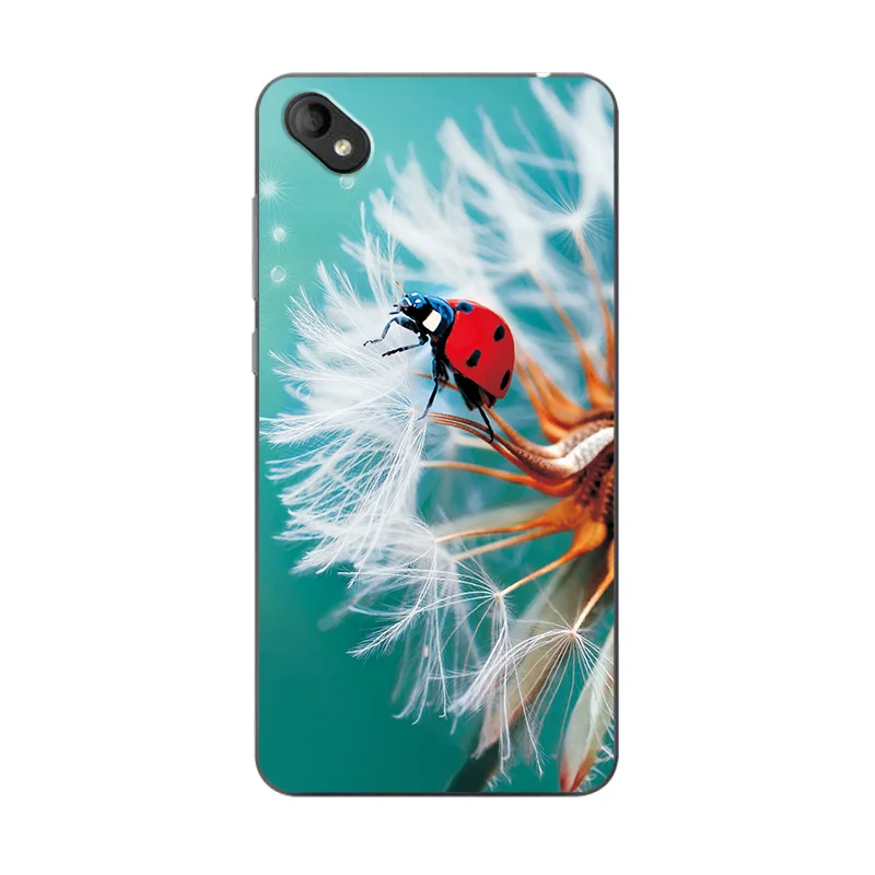 W34 Чехол для BQ BQ-5035 5,0 дюймов, маленький чехол с маргаритками и сердечками для BQ 5035, мягкий силиконовый чехол для задней панели телефона BQ5035 - Цвет: W34