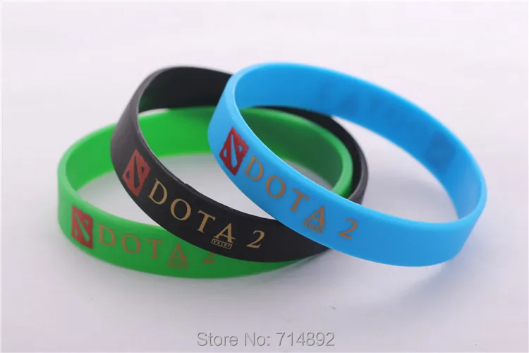 1000 шт./лот DOTA 2 логотип браслет Dota силиконовый бесплатно Fedex|dota 2|bracelet freebracelet dota |