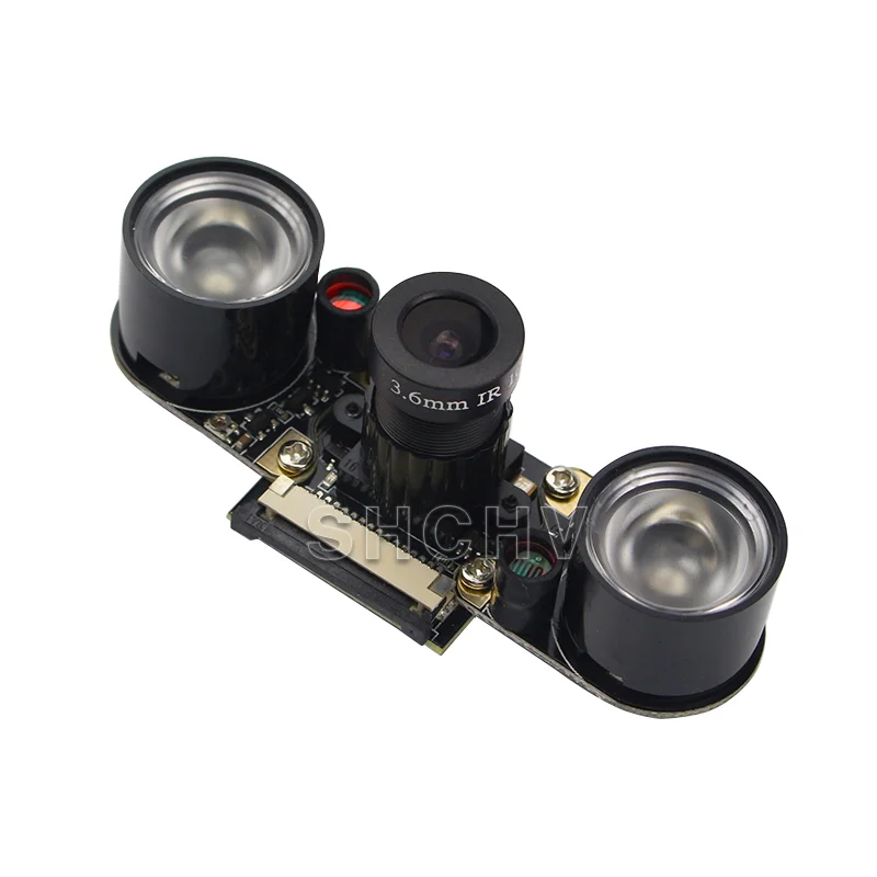 Camera module Kit 1 Новая Raspberry Pi 4 камера с 150 градусов широкоугольным 5 м пикселей 1080P Модуль камеры также для Raspberry Pi 3 - Цвет: Camera module Kit 1