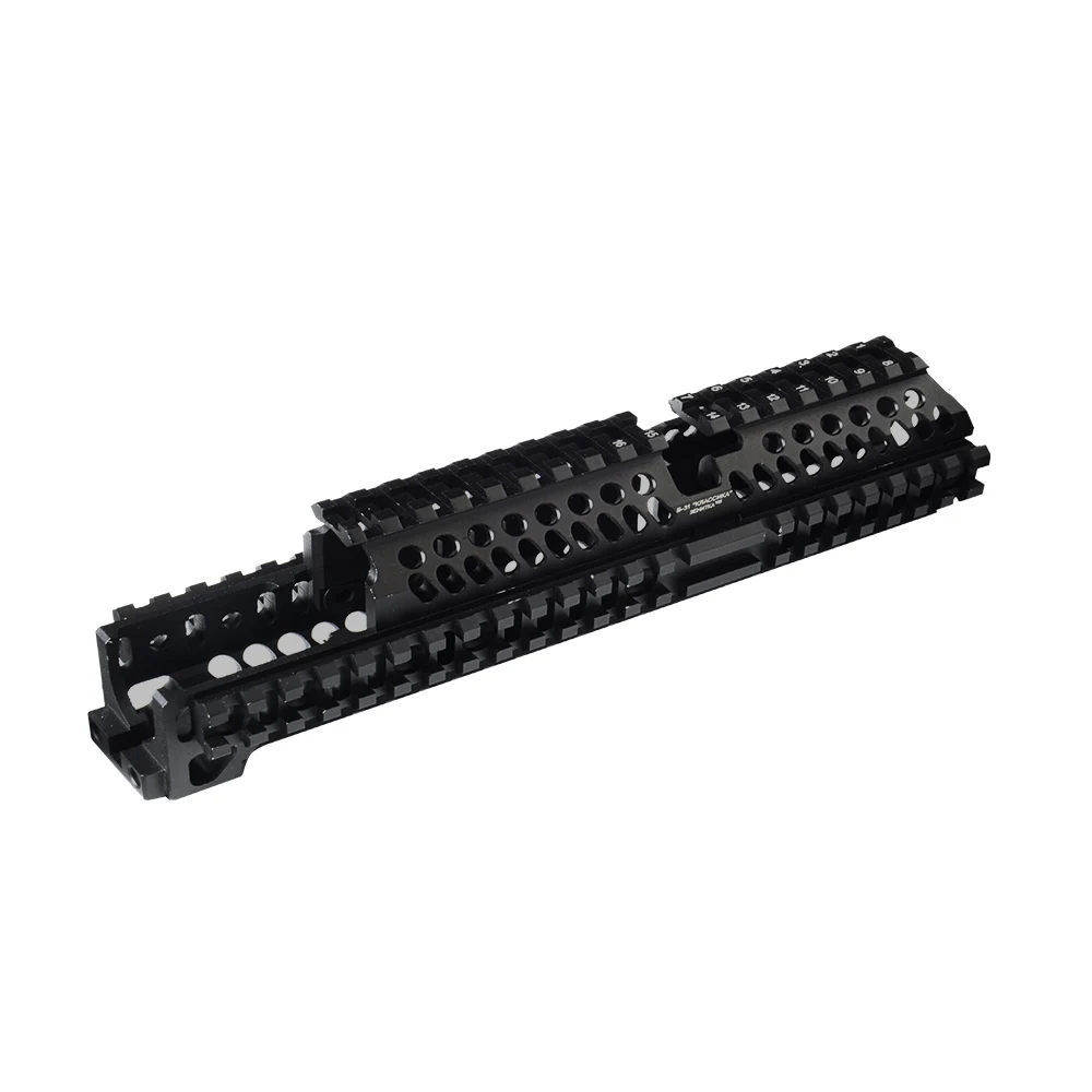 АК 47 тактическая четырехъядерная рельсовая система Handguard Picatinny с ЧПУ алюминиевая