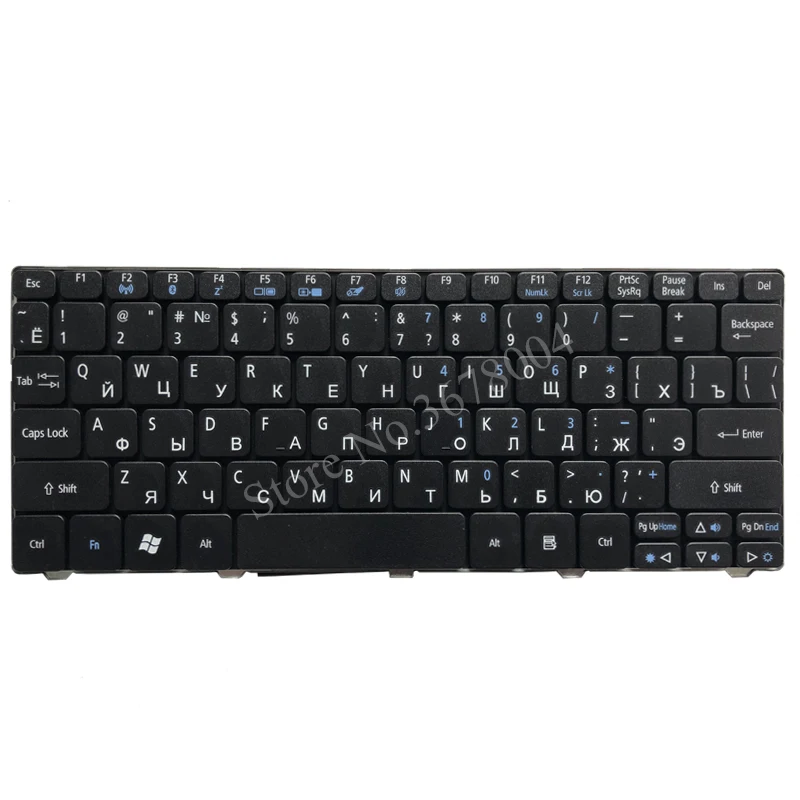 Русская клавиатура для Acer Emachine ZE6 ZE7 PAV70 PAV80 NAV50 350 eM350 NAV51 355 eM355 D255E AOD255E NAV70 POVE6 |