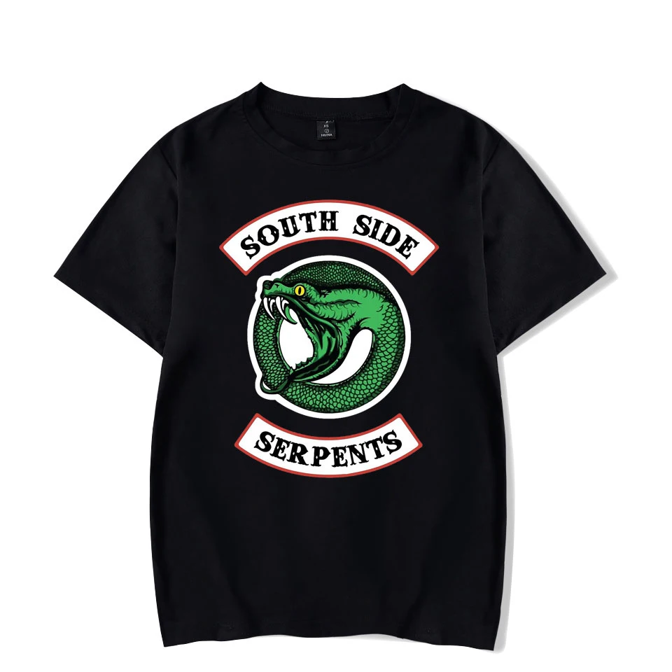 Перевозка груза падения Мужская футболка Топы ривердейл &quotSouth Side Serpents&quot для