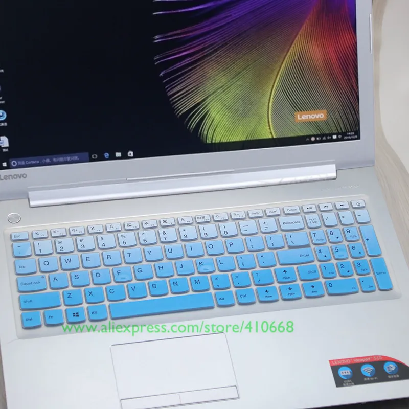 Силиконовый защитный чехол для клавиатуры 15,6 дюймов для lenovo Ideapad 300 17 300-17 700 700-15 700-17 500S-15 Idea pad 700-15ISK