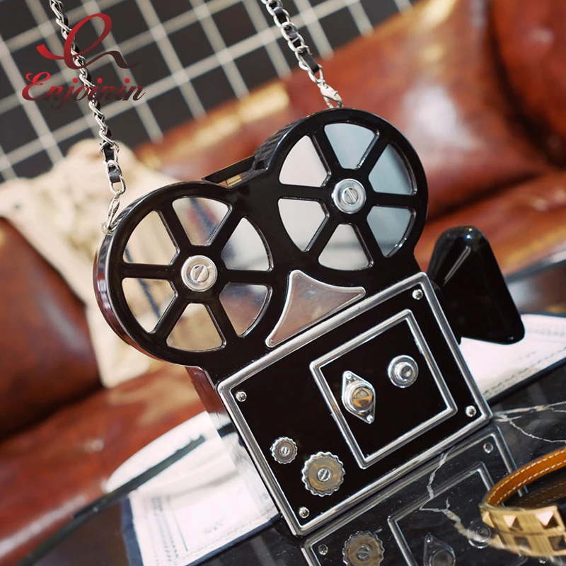 Индивидуальная модная забавная моделирование проекторов пластиковая черная